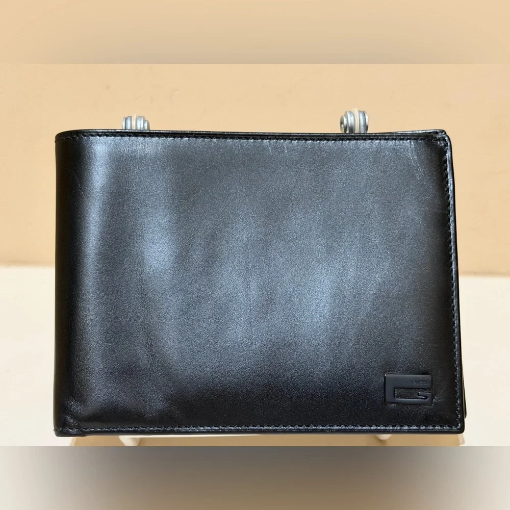 Gucci Black Leather Tom Ford Era Bifold Large Wallet